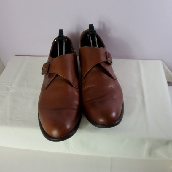 Alfani Brown Leather Dress Shoes Size 12 main image 6